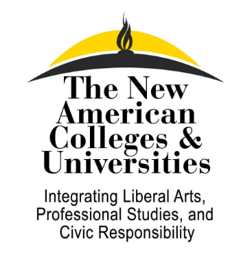 Logo for the New American Colleges and University's organization.