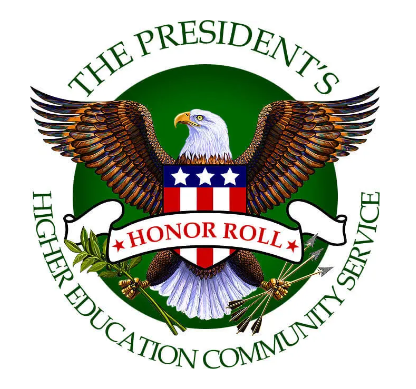 Logo for the President's Higher Education Community Service organization.